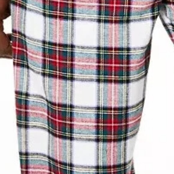 Family Pajamas Men's Big & Tall 2-Piece Pajama Set, Stewart Plaid Multi, 1XB - Picture 6 of 6